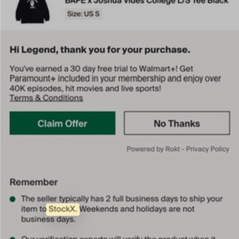 Bape Black Long Sleeve Tee